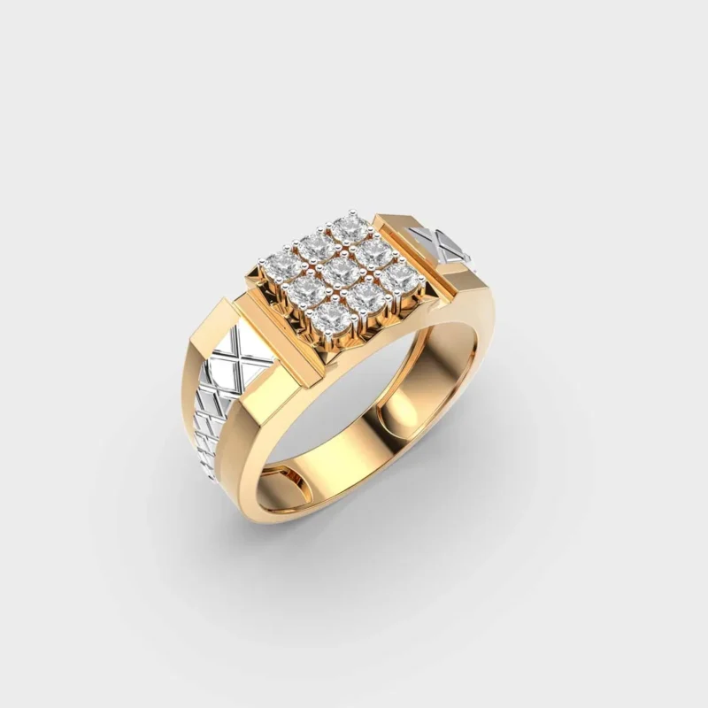 Dual Charm Diamond Ring - Image 2