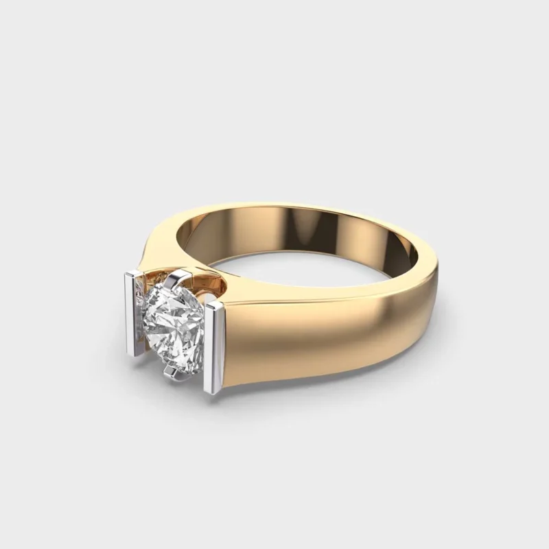 Majestic 1 Carat Men’s Crown Ring - Image 3