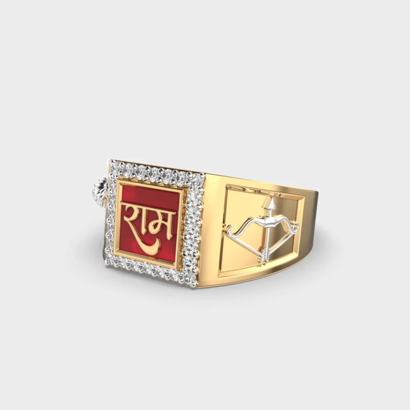 Shree Ram’s Sacred Diamond Ring - Image 2