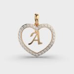 Adoring A 1 Carat Round White Diamond Solitaire Pendant Adoring A Diamond Pendant – View 1