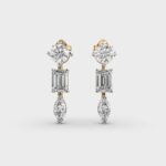 Balanced Harmony Diamond Danglers – View 1