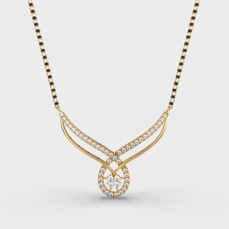 Blooming Grace Mangalsutra – View 1