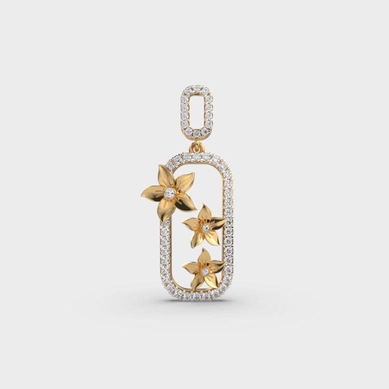 Blooming Spring Diamond Pendant – View 1
