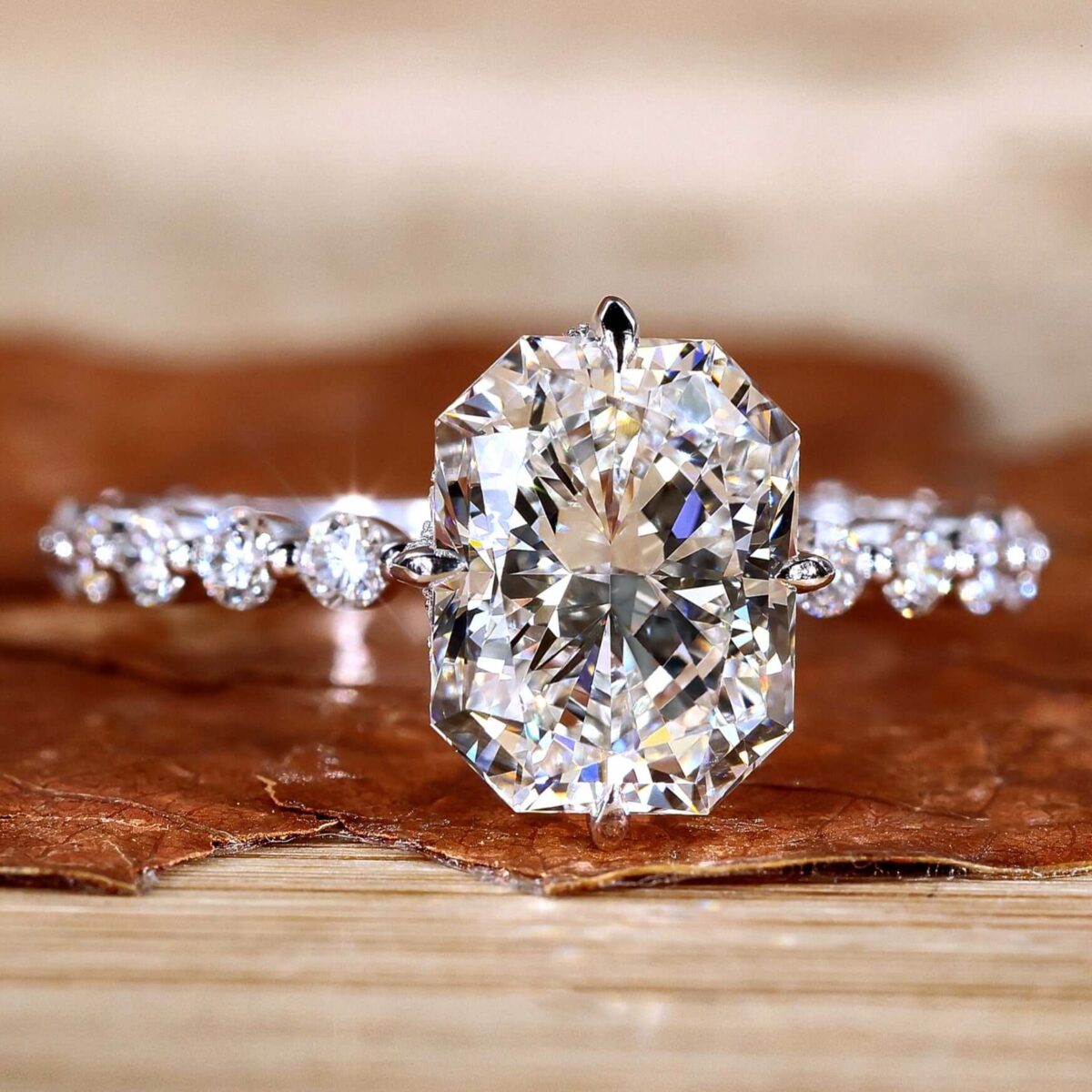Brilliance Radiant Pave Ring – View 1