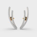 Celestial Arc Diamond Earrings – View 1