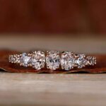 Celestial Harmony 0.5 Carat Oval White Diamond Bezel Ring Celestial Harmony Oval & Round Diamond Wedding Ring – View 1