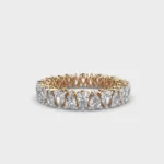 Charm Pear Eternity Ring – View 1