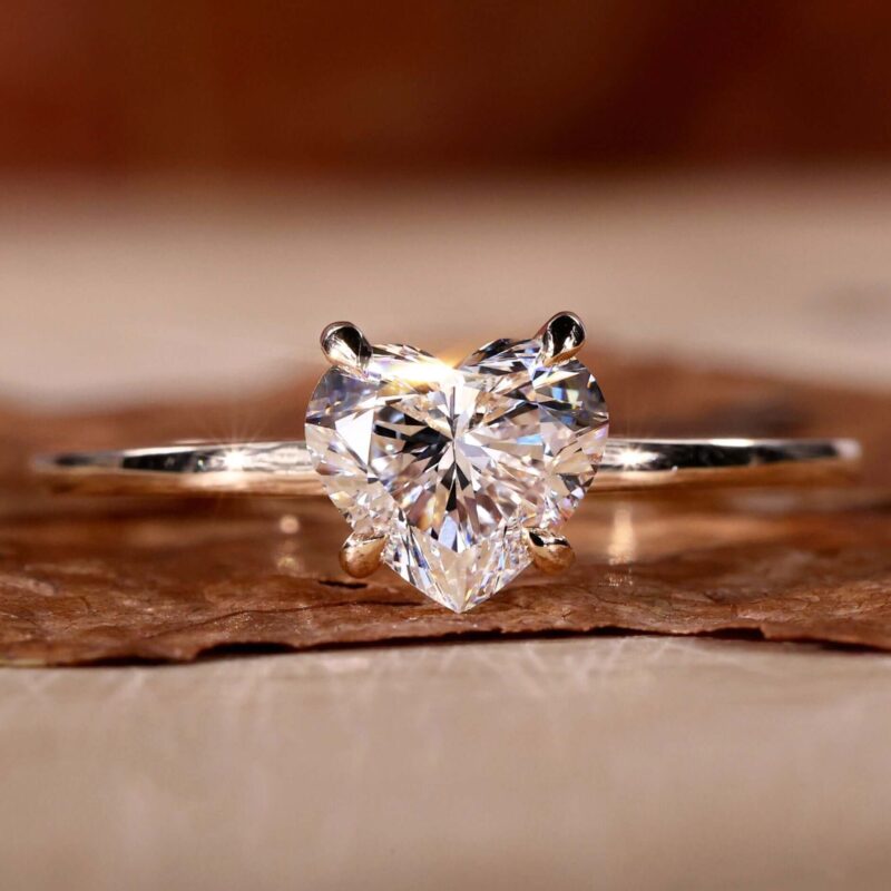 Cherished Heart Halo Ring