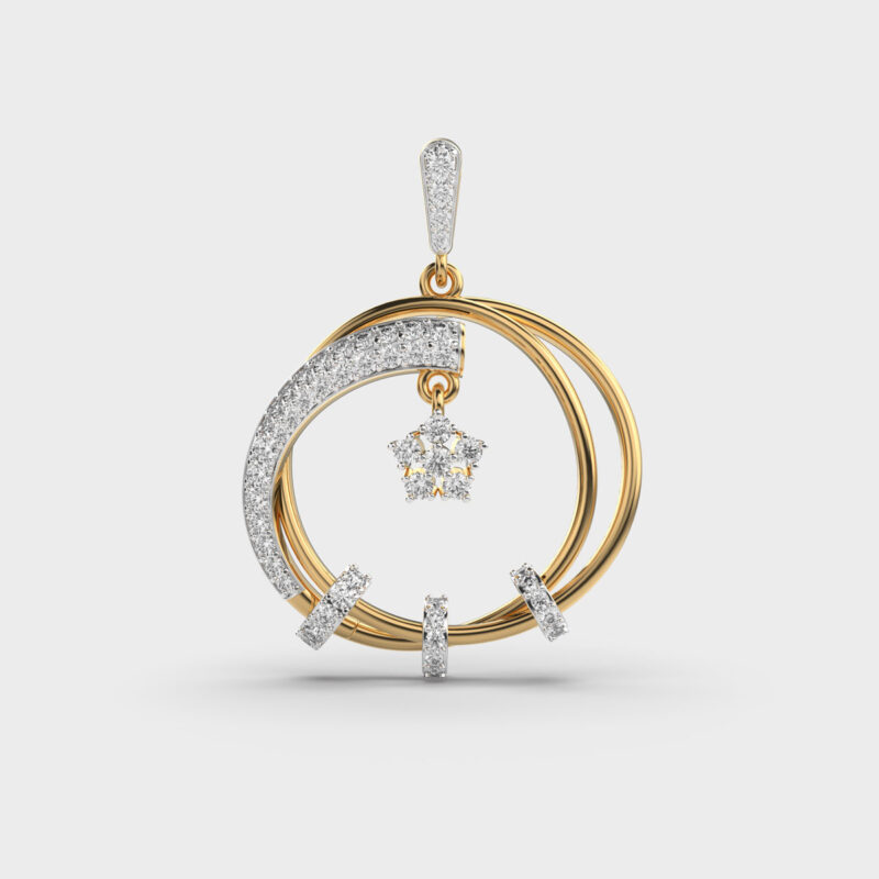 Chic Simplicity Diamond Pendant – View 1