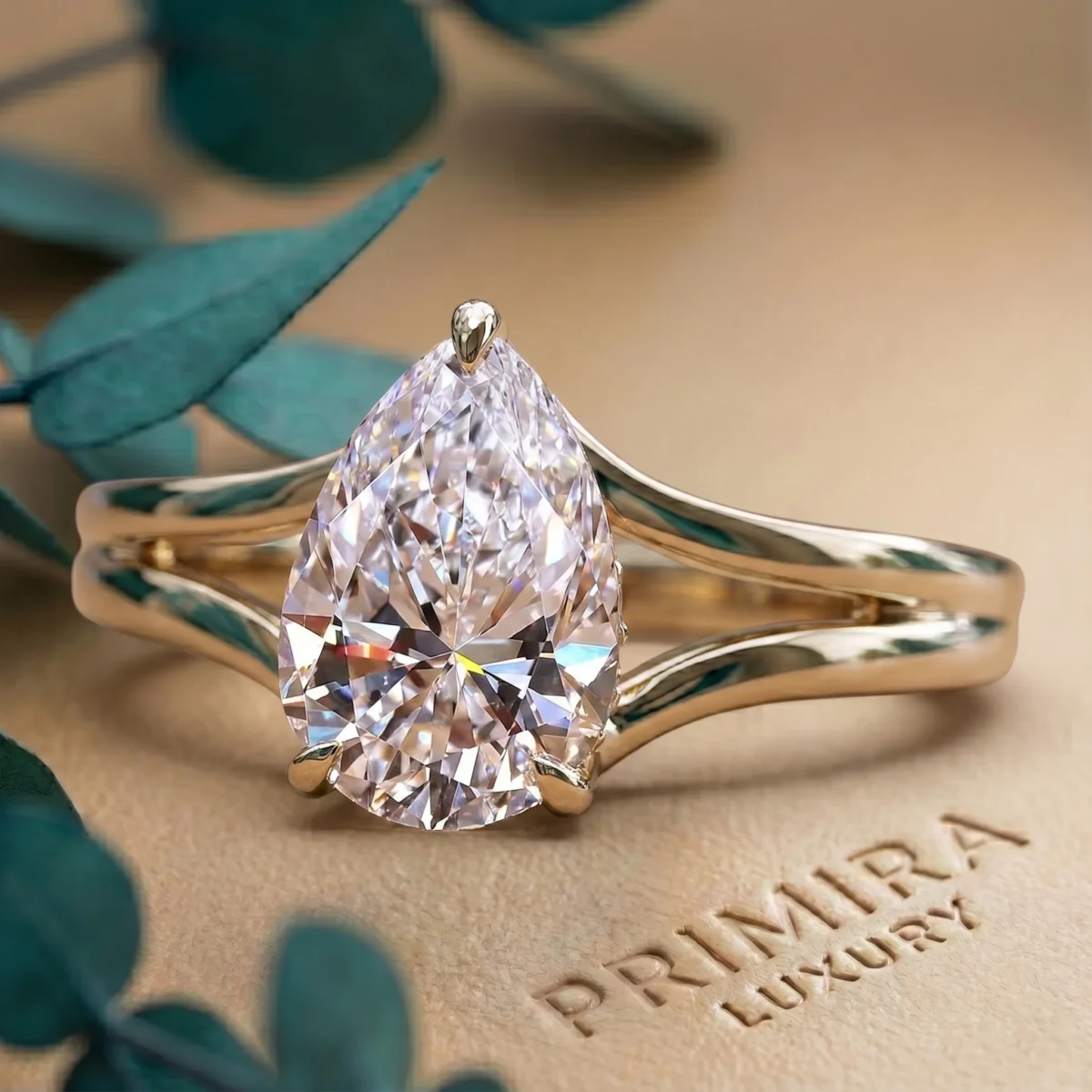 cleaned-image-1777872378021 Eclipse 2 Carat Pear White Hidden Halo Solitaire Ring Online | Primira Luxury