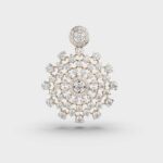 Cosmic Glow 6 Carat Round Diamond Halo Pendant Cosmic Glow Diamond Pendant – View 1