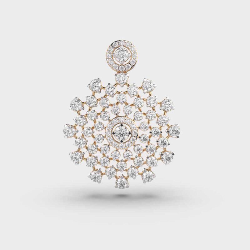 Cosmic Glow Diamond Pendant