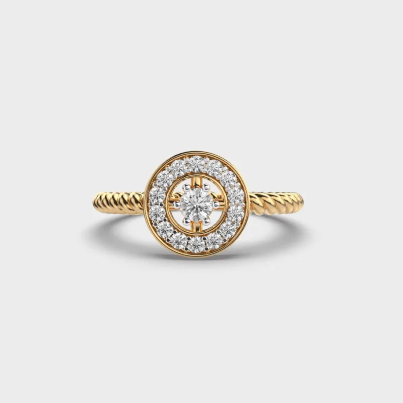 Cosmic Spark Diamond Ring – View 1