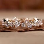 Dazzling Zig Zag Diamond Eternity Band – View 1
