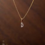 Distinctive D Diamond Pendant – View 1