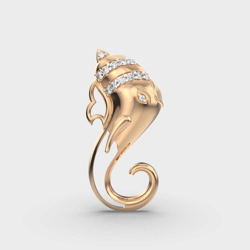 Divine Harmony Ganesha Pendant – View 1