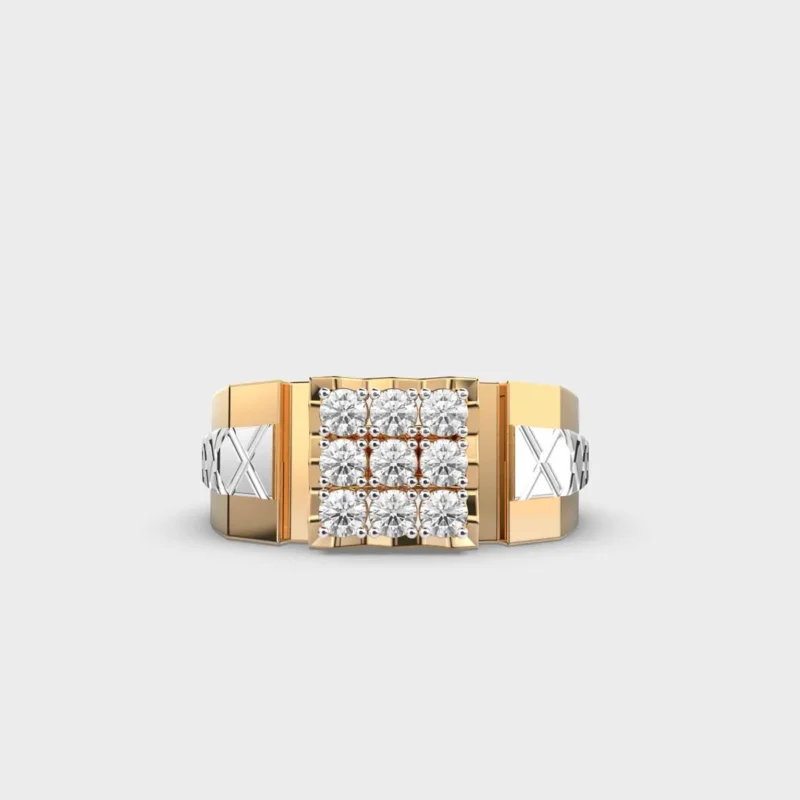 Dual Charm Diamond Ring – View 1