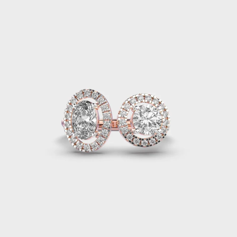 Dual Harmony Oval Ring – View 1