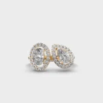 Dual Spark Diamond Ring – View 1