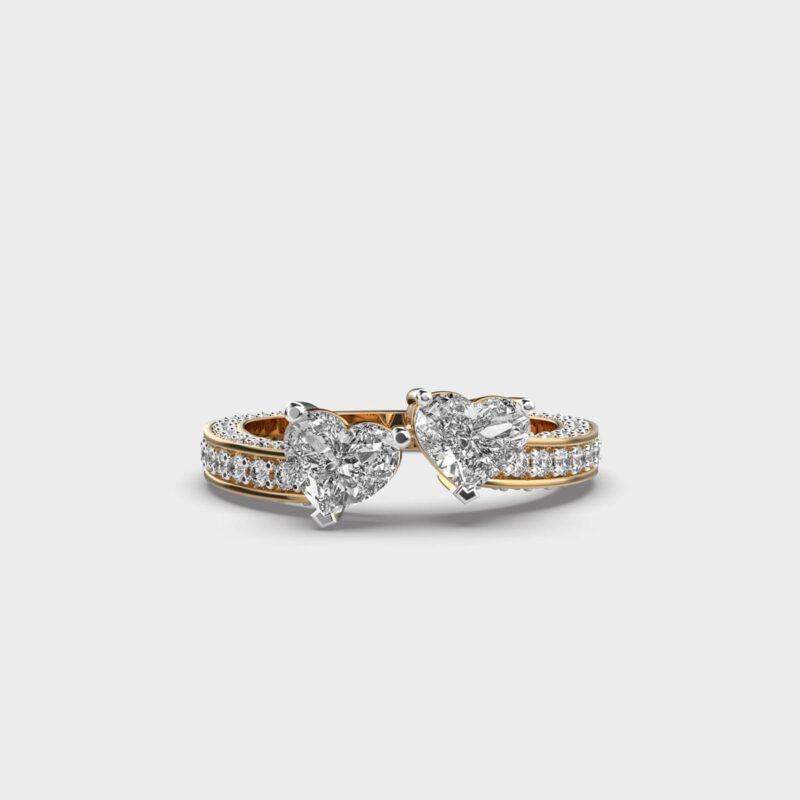 Eternal Bond Heart Diamond Ring – View 1