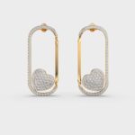 Eternal Love 2 Carat Round White Diamond Drop Earrings Eternal Love Diamond Drops – View 1
