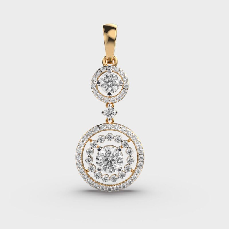 Eternal Rings Diamond Pendant – View 1