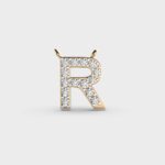 Eternal Romance ‘R’ Diamond Pendant – View 1