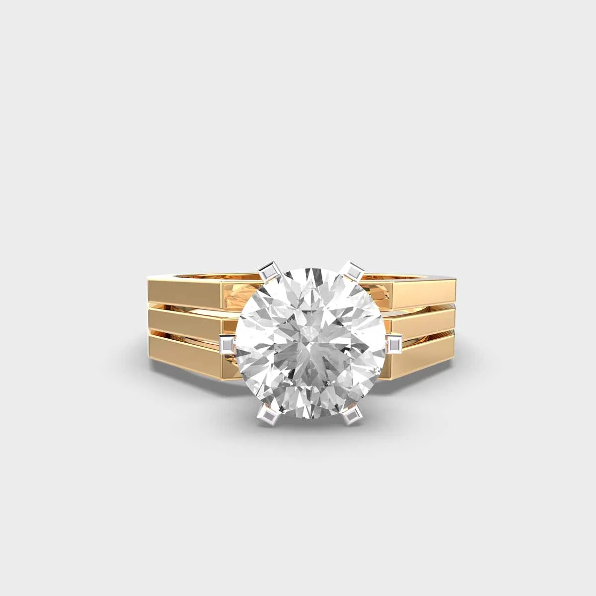 Eternal Solitaire 1.5 Carat Men’s Band – View 1