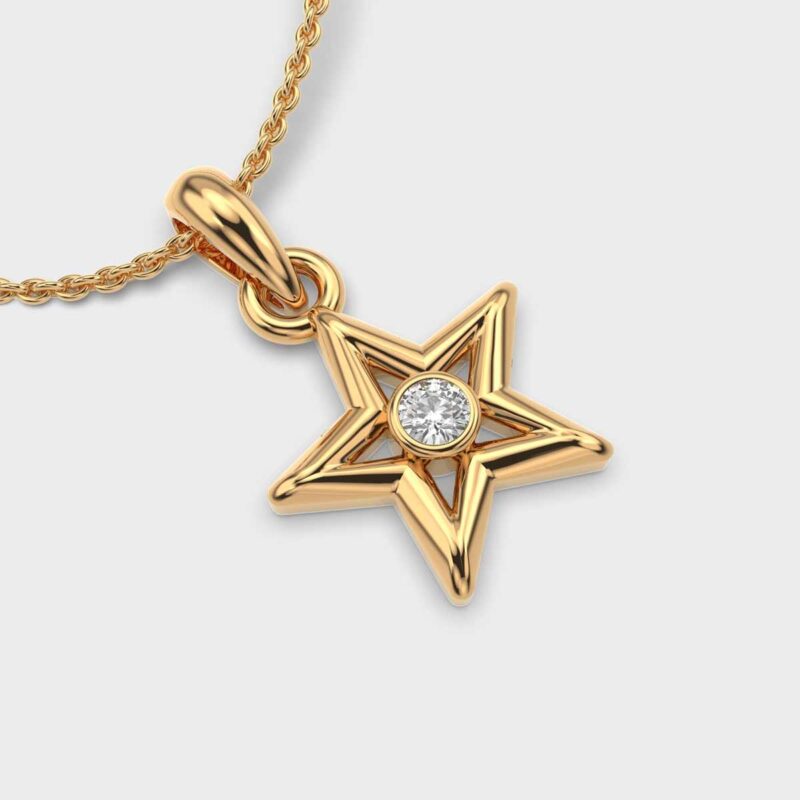Eternal Starlight Diamond Pendant – View 1