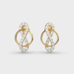 Eternity Loop 0.25 Carat Round White Stud Earrings Eternity Loop Diamond Studs – View 1