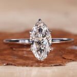 Ethereal Marquise Halo Ring – View 1