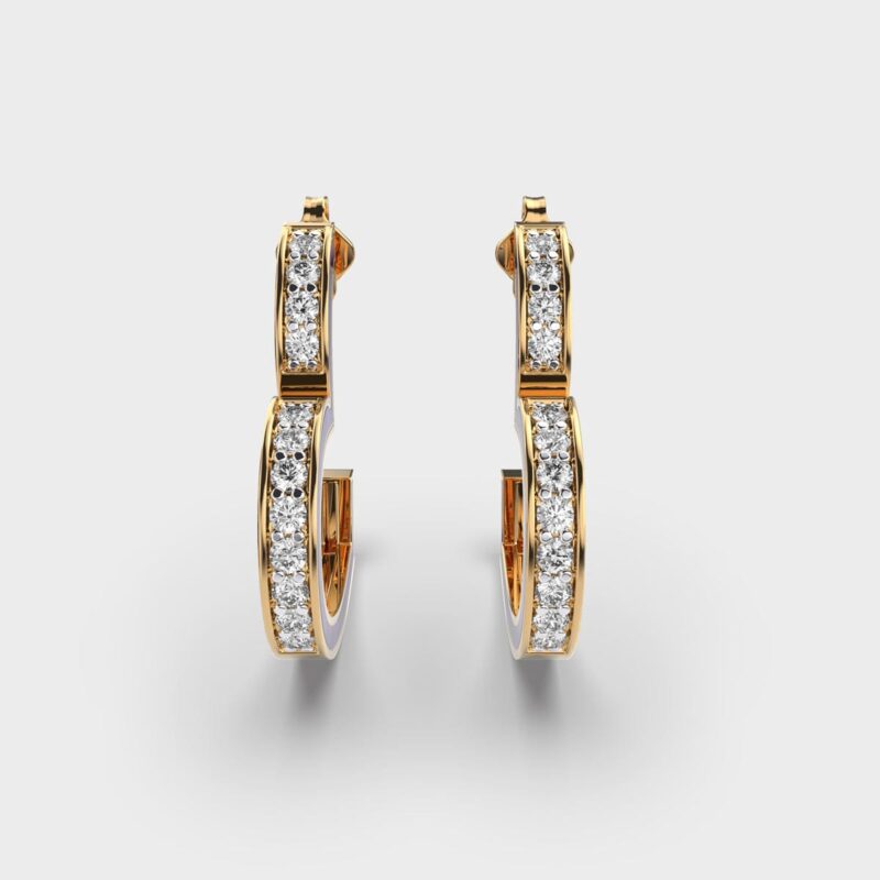 Floral Serenade Diamond Earrings – View 1