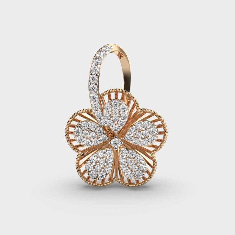 Flourishing Blossom Diamond Pendant
