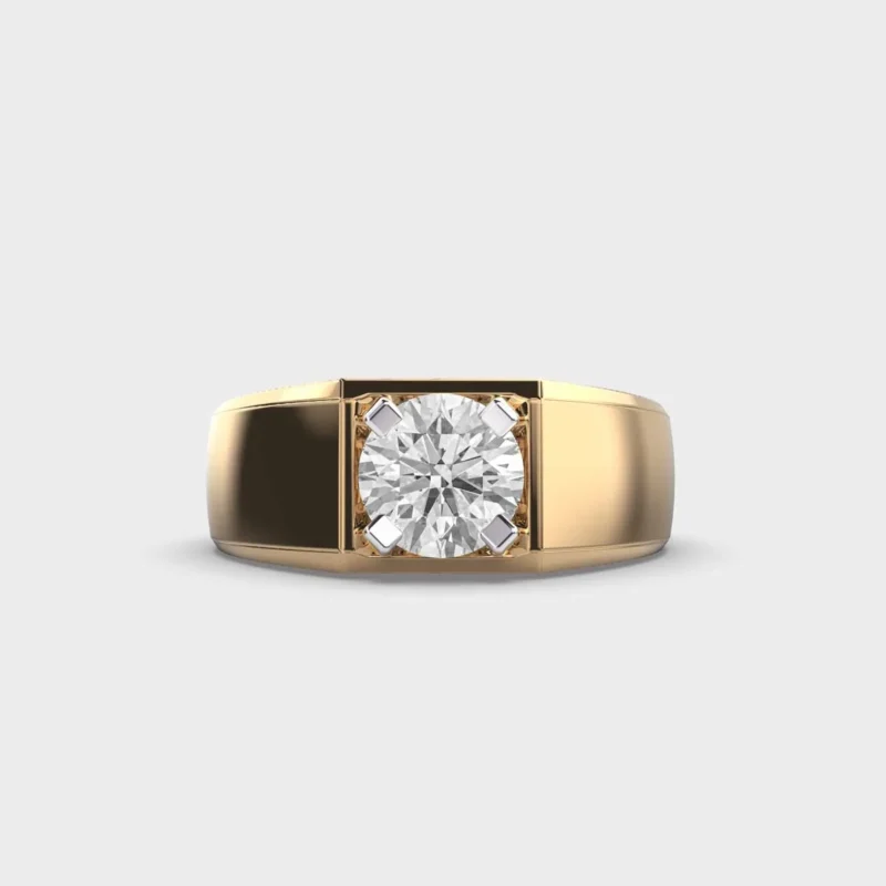 Glorious Radiance 1 Carat Men’s Diamond Ring – View 1