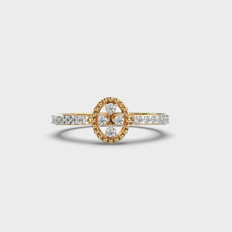 Halo Glow Diamond Ring – View 1