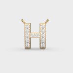 Harmonious H Diamond Pendant – View 1