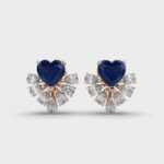 Heartfelt Glow Diamond Studs – View 1