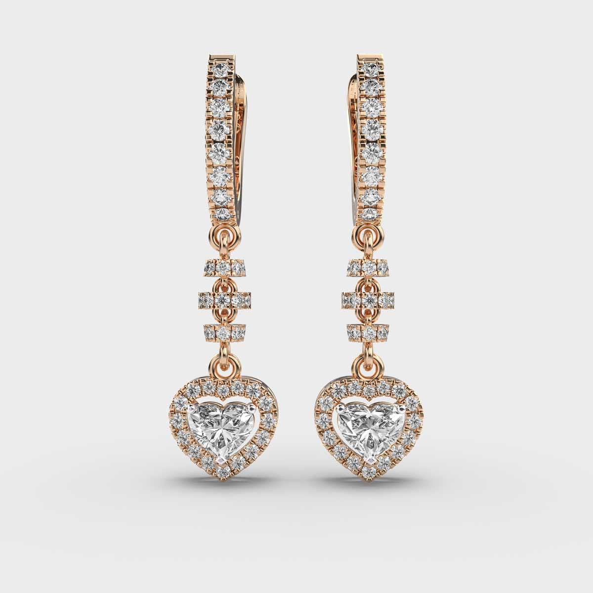 Infinite Love Diamond Danglers – View 1