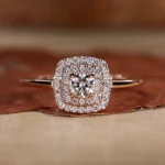 Infinite Sparkle Double Halo Lab Grown Diamond Engagement Ring – View 1