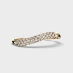 Infinity Wave Diamond Bangle – View 1