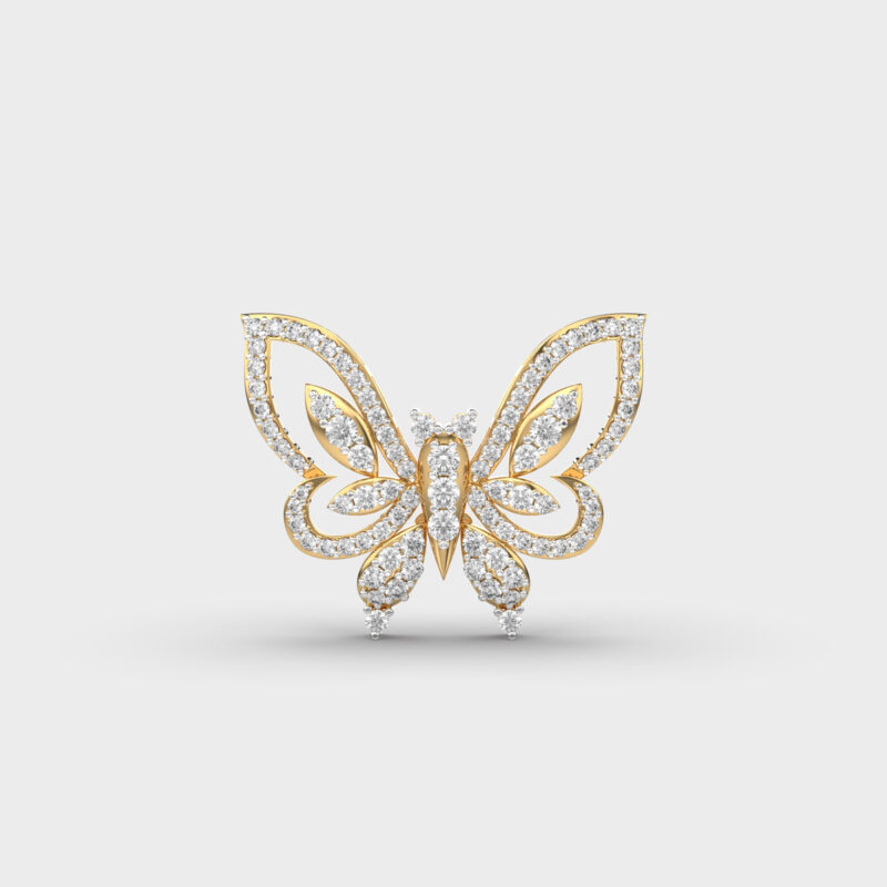 Joyous Flutter Diamond Pendant