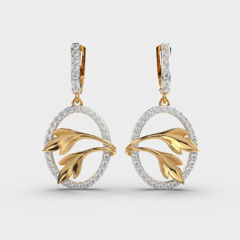 Jubilant Glow Diamond Earrings – View 1