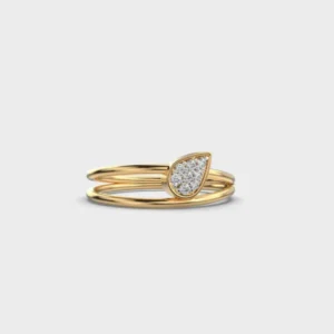 Leaf Embrace Diamond Ring – View 1