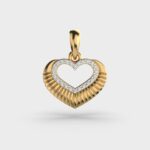 Love’s Wave Diamond Pendant – View 1