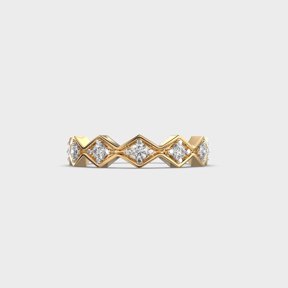 Luminous Band Diamond Ring – View 1