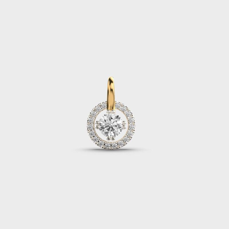 Lunar Glow Diamond Pendant – View 1