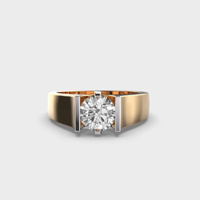 Majestic 1 Carat Men’s Crown Ring – View 1