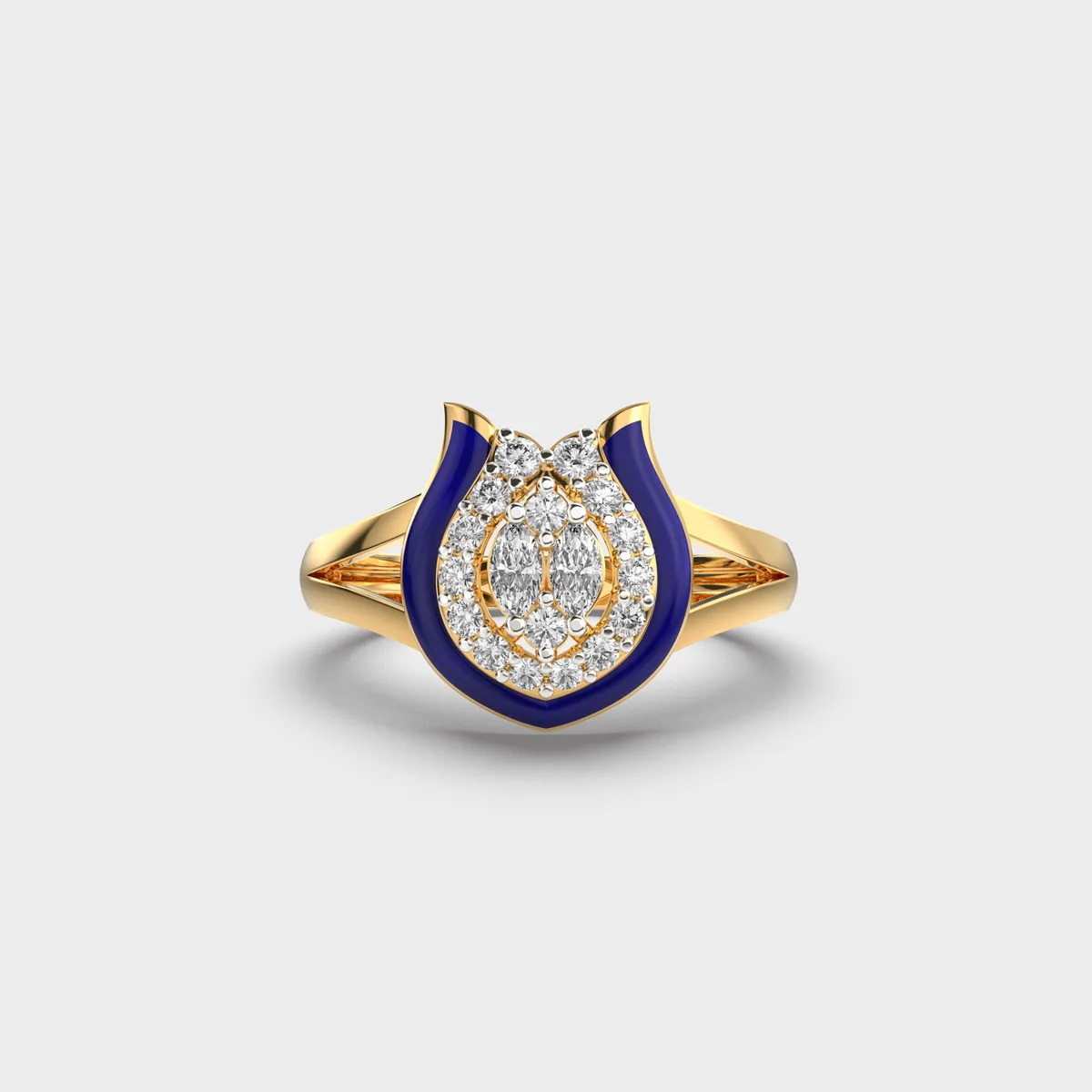 Modern Elegance Diamond Ring – View 1