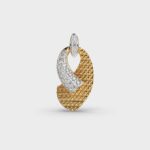 Moonlit Reverie 0.25 Carat Diamond Halo Pendant Moonlit Reverie Diamond Pendant – View 1