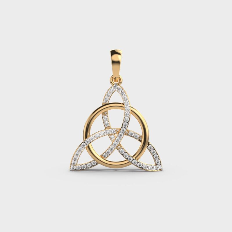 Nature’s Harmony Diamond Pendant – View 1